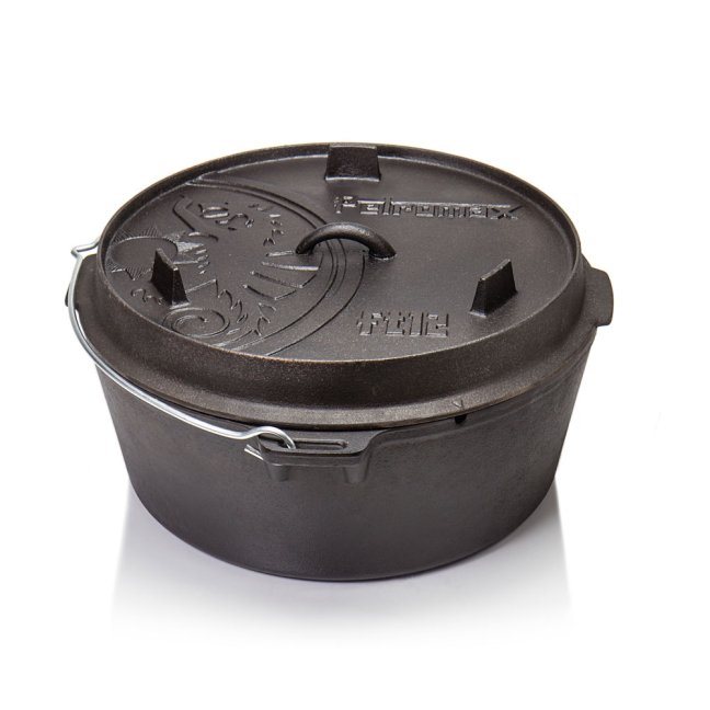 Litinový kotlík bez nožiček ft12 "Dutch Oven" 10,8 l